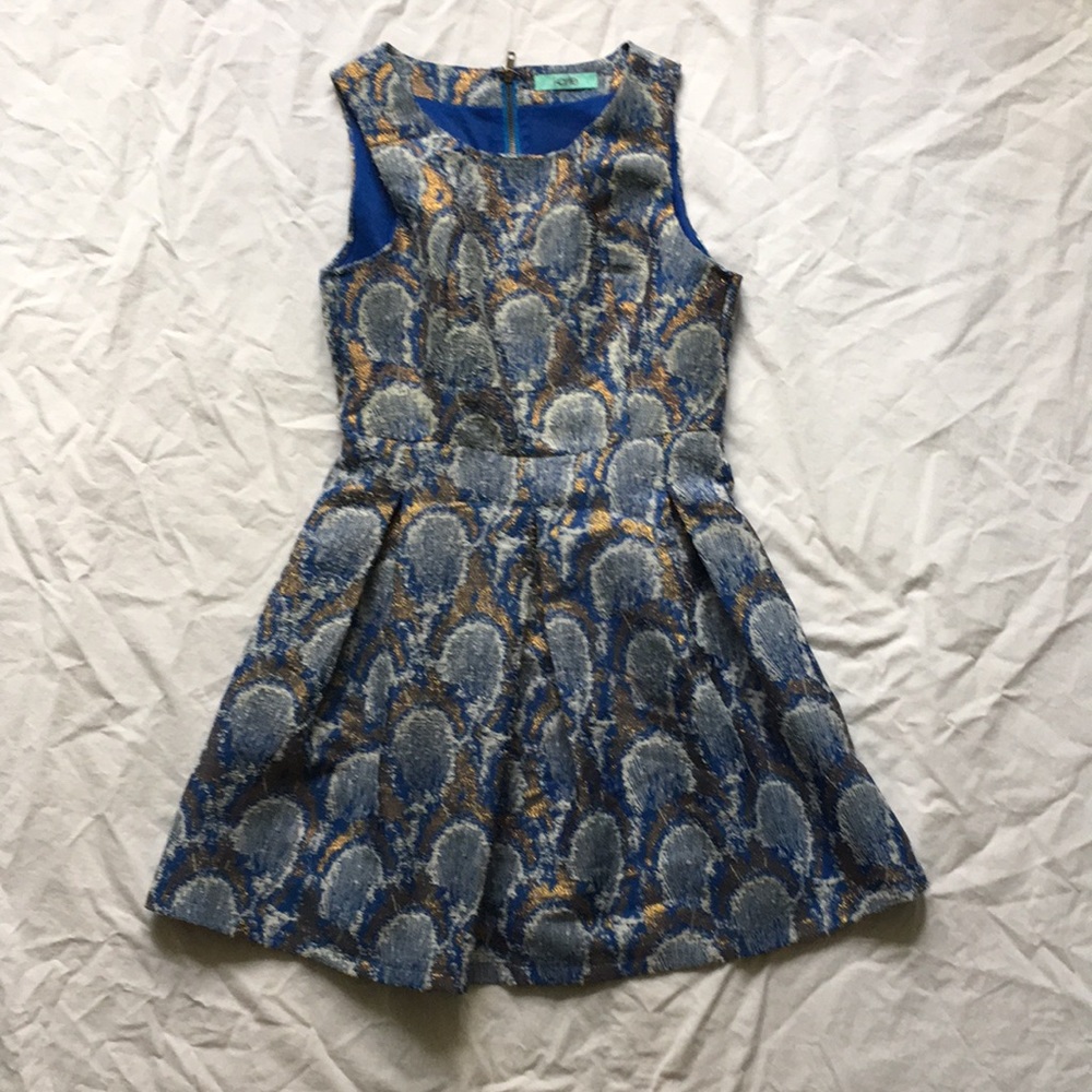 Blue Cocktail Dress